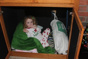 Yes, she does love Santa!